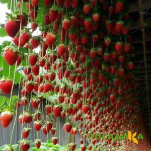 Клубника ампельная Анастасия купить по цене от 370р. в интернет-магазине «Посадика» с доставкой почтой в в Обнинске и по всей России – [изображение №1].