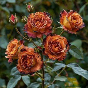 Роза плетистая Оранжевый Бриллиант купить по цене от 450р. в интернет-магазине «Посадика» с доставкой почтой в в Обнинске и по всей России – [изображение №1].